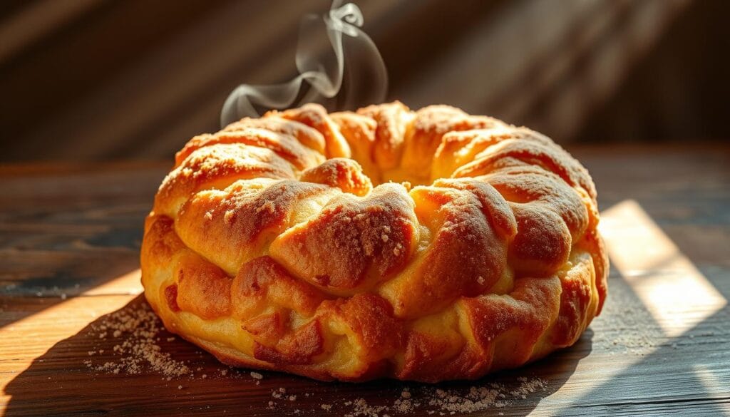 baked apple fritter cake