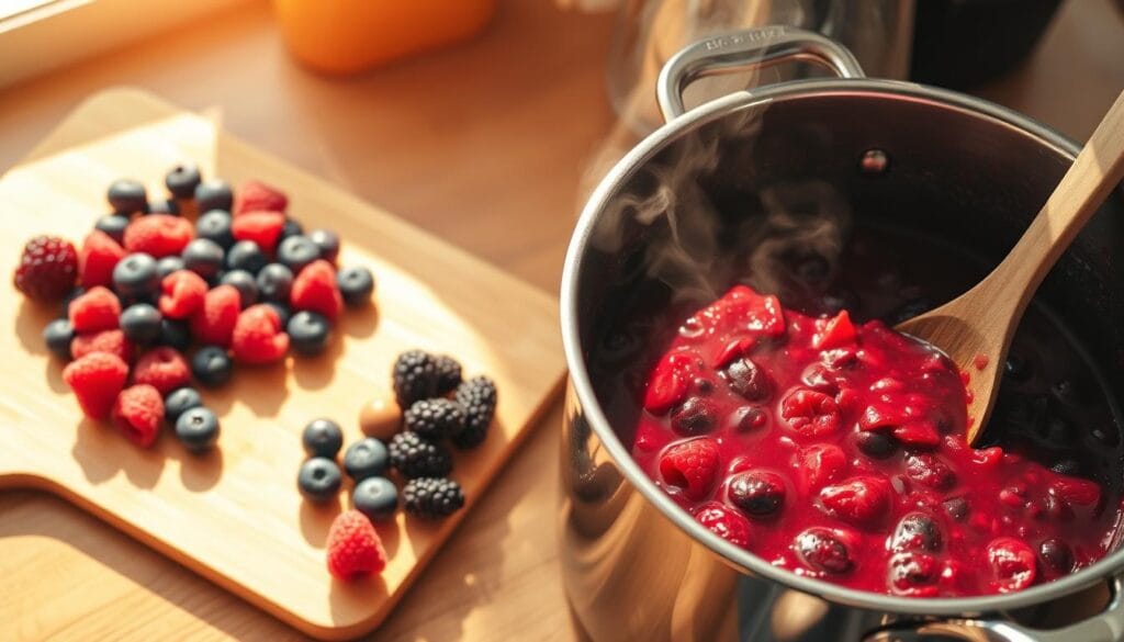 berry filling preparation