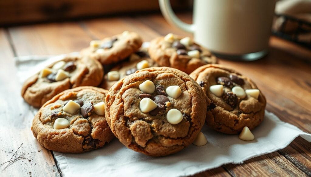 chocolate white chocolate chip cookies