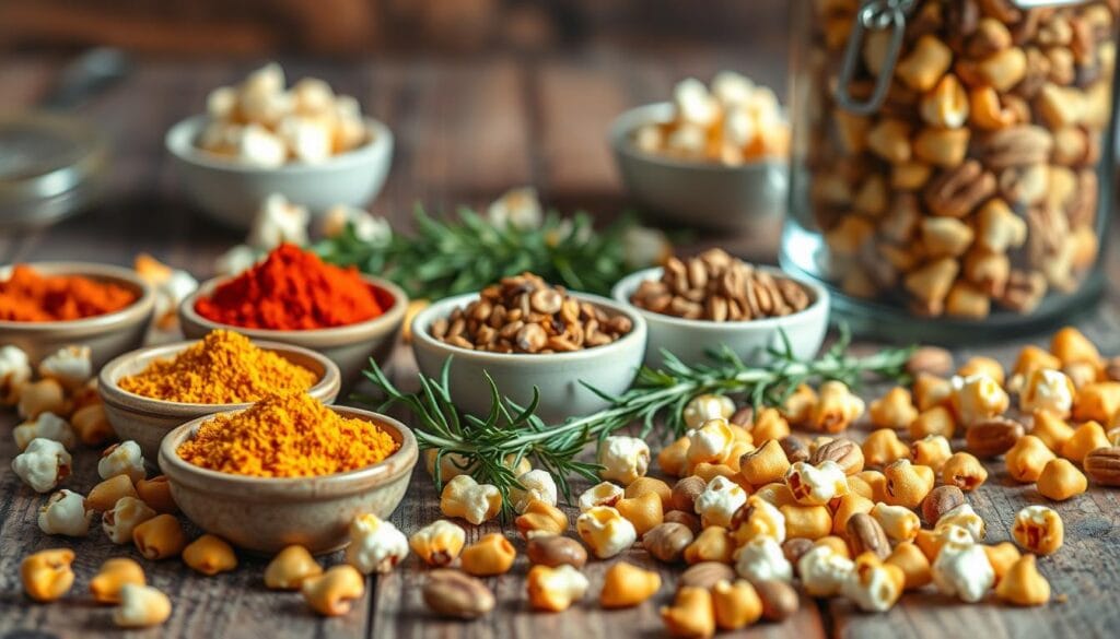 gluten-free popcorn toppings