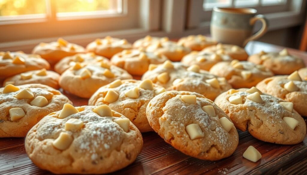 homemade white chocolate chip cookies
