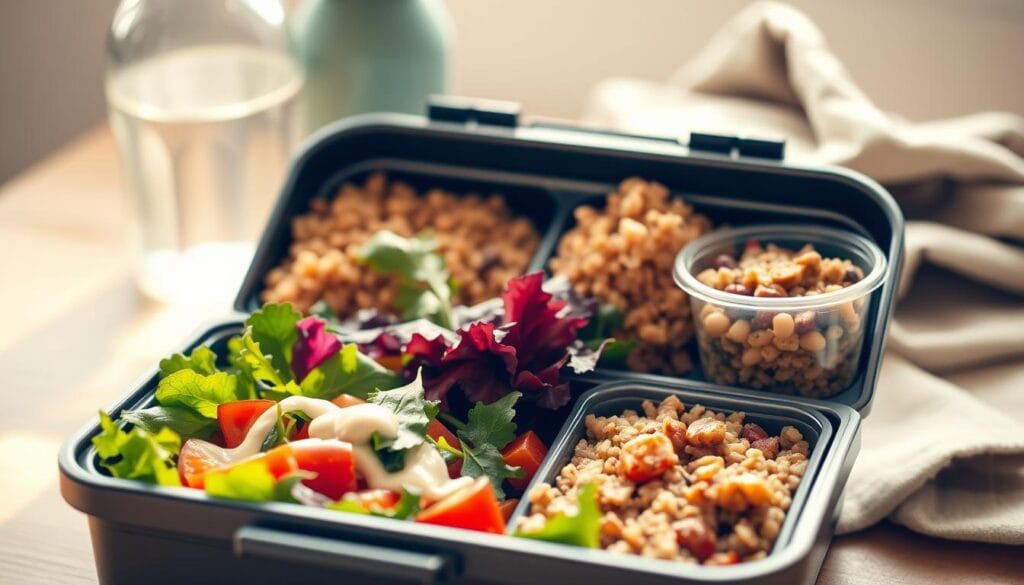 portable vegan lunch